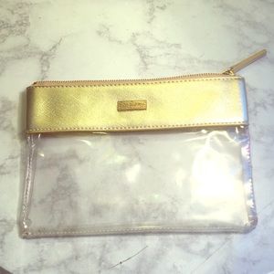 Lilly Pulitzer clear cosmetic case